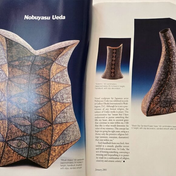 Ceramics Monthly Magazine January 2001 Featuring Making Pottery In Turkey - Picture 6 of 16